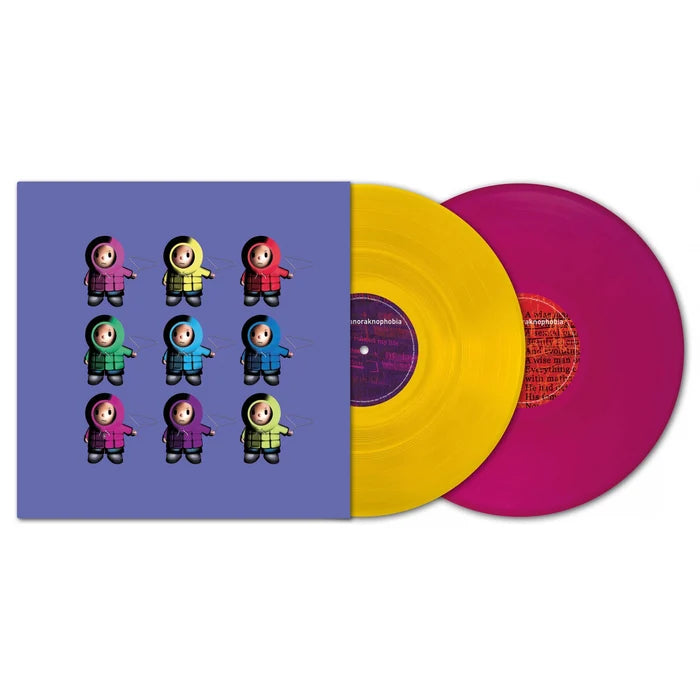 MARILLION - ANORAKNOPHOBIA 25th Anniversary Yellow & Magenta Vinyl LP