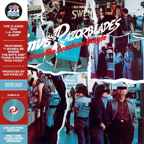 VENUS & THE RAZORBLADES - SONGS FROM THE SUNSHINE JUNGLE Blue Vinyl LP