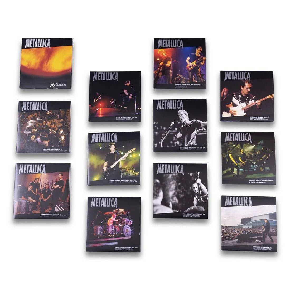 Metallica - ReLoad Deluxe Numbered Limited Edition 180g 5LP, 45rpm 7" Vinyl Single, 15CD, 4DVD & Book Box Set Vinyl LP