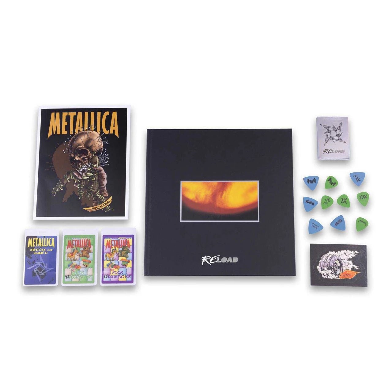 Metallica - ReLoad Deluxe Numbered Limited Edition 180g 5LP, 45rpm 7" Vinyl Single, 15CD, 4DVD & Book Box Set Vinyl LP