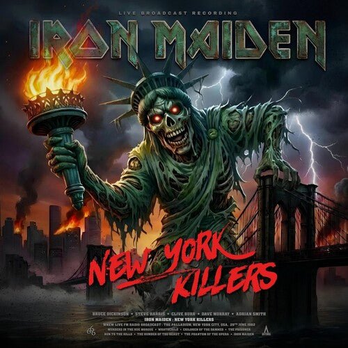 IRON MAIDEN - NEW YORK KILLERS Colored Vinyl LP