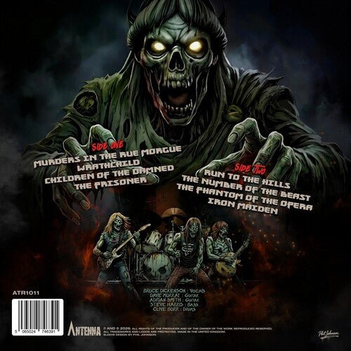 IRON MAIDEN - NEW YORK KILLERS Colored Vinyl LP