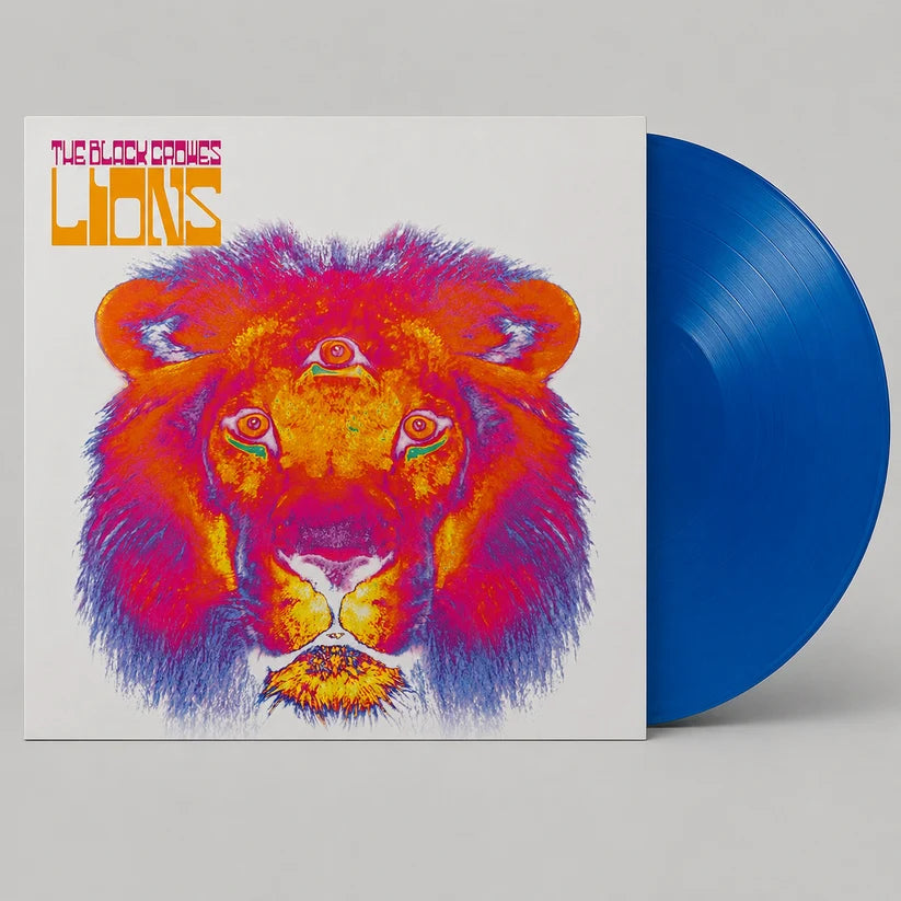 BLACK CROWES - LIONS Clear Cobalt Blue Vinyl LP