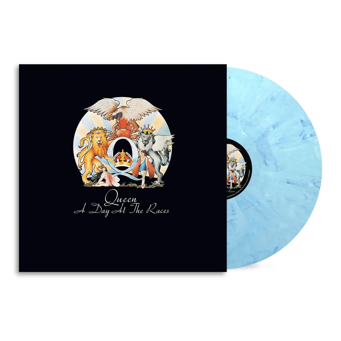 QUEEN - A Day At The Races 50th Anniversary Marbled Blue Vinyl LP