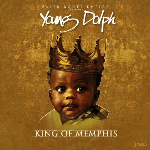 YOUNG DOLPH - KING OF MEMPHIS (10 YR) - ROYALTY BLUE/GOLD Vinyl LP