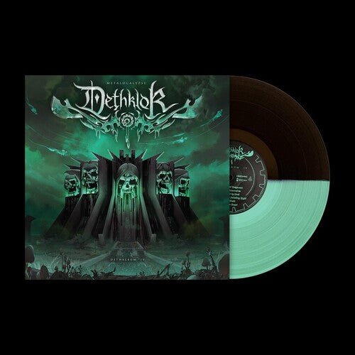 DETHKLOK - DETHALBUM 4 Split Green & Black Vinyl LP