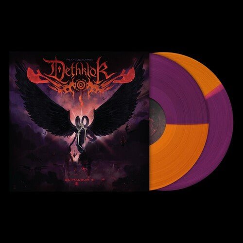 DETHKLOK - DETHALBUM 3 Split Purple & Orange Vinyl LP