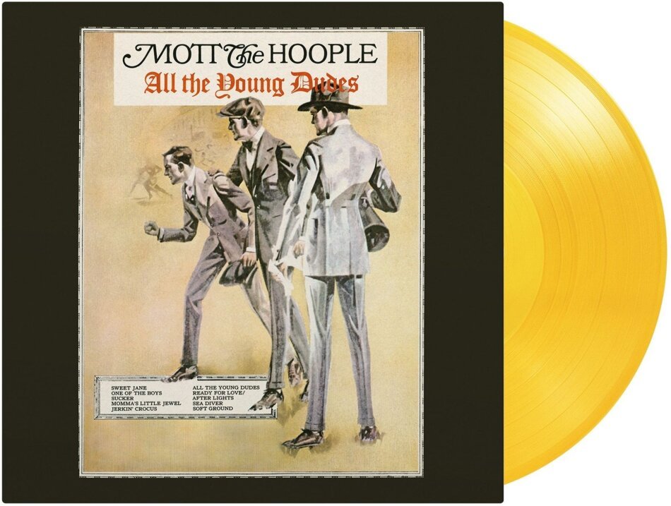 MOTT THE HOOPLE - ALL THE YOUNG DUDES Yellow Vinyl LP