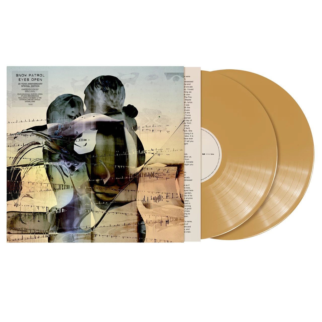 SNOW PATROL - EYES OPEN - 20 YEAR ANNIVERSARY Gold Vinyl LP
