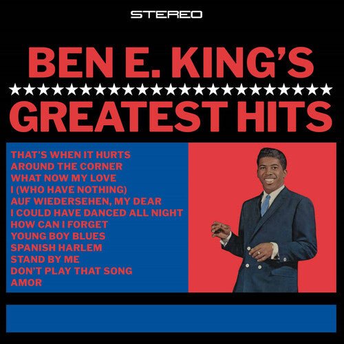 KING,BEN E - GREATEST HITS Clear Red Vinyl LP