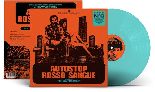MORRICONE,ENNIO - AUTOSTOP ROSSO SANGUE HITCH-HIKE O.S.T. Transparent Cyan Vinyl LP
