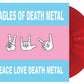 EAGLES OF DEATH METAL - PEACE LOVE DEATH METAL Red Vinyl LP