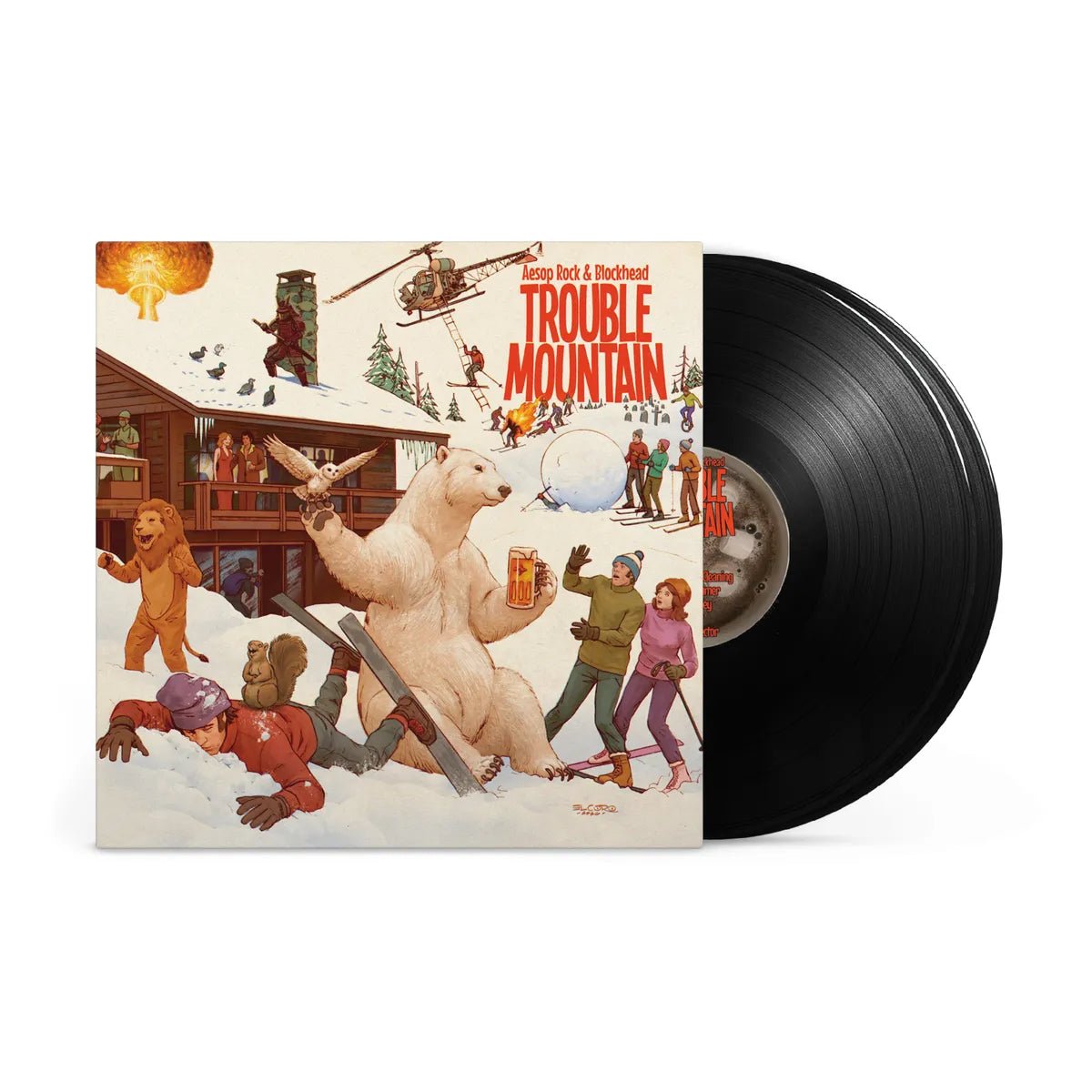 AESOP ROCK / BLOCKHEAD - TROUBLE MOUNTAIN Vinyl LP