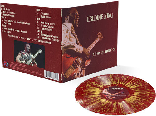 KING,FREDDIE - ALIVE IN AMERICA Gold/Red Vinyl LP