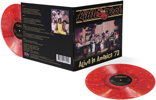 LITTLE FEAT - ALIVE IN AMERICA '73 Red Vinyl LP