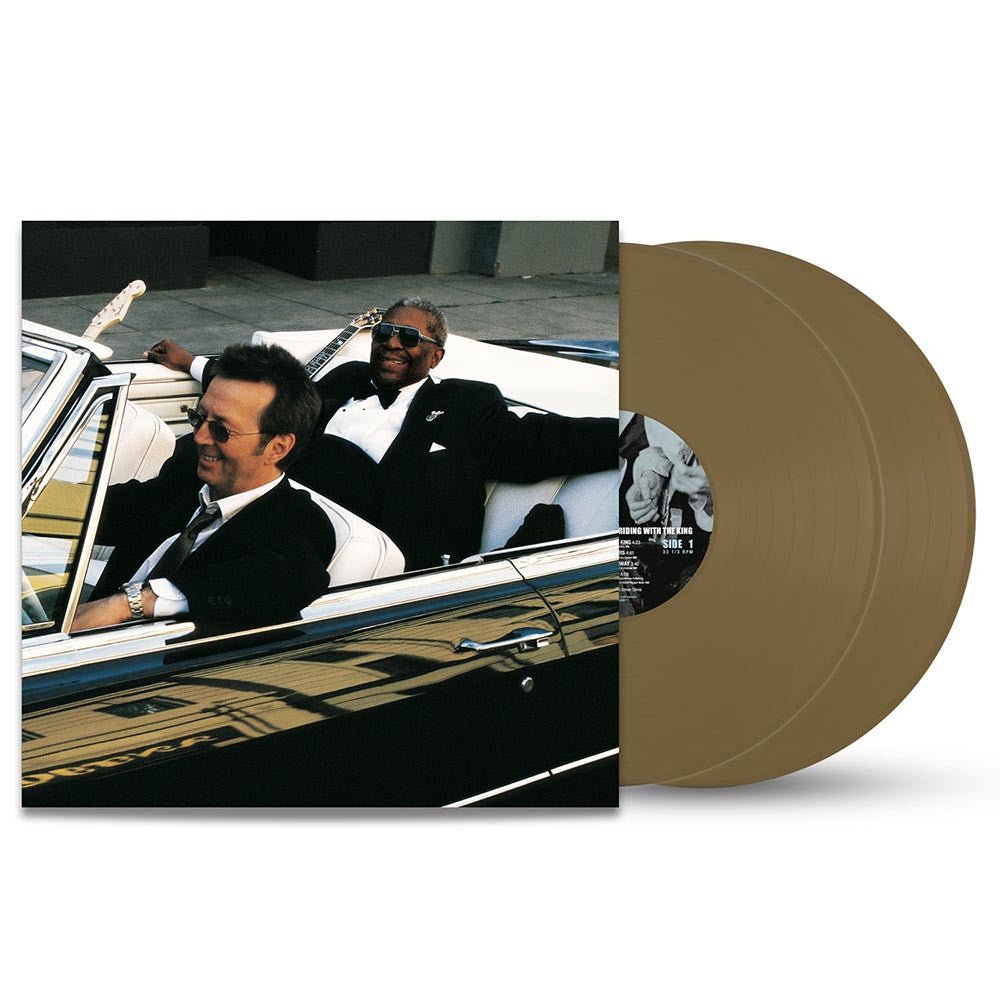 CLAPTON,ERIC - RIDING WITH THE KING Gold Vinyl LP
