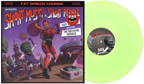SHORT MUSIC FOR SHORT PEOPLE / VARIOUS Lime Green Vinyl LP