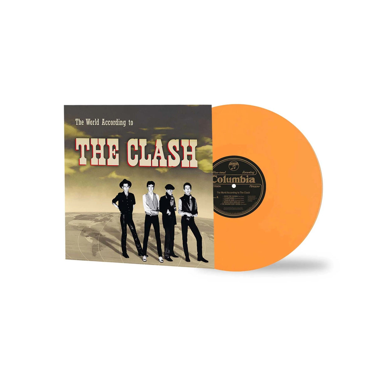 THE CLASH - The World According to The Clash Orange Vinyl LP