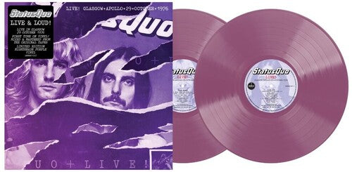 STATUS QUO - 29TH OCTOBER 1976 LIVE [Colored Purple] Vinyl LP