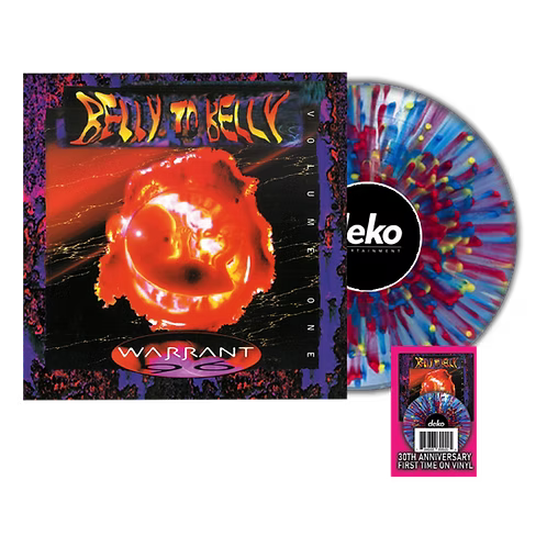 Warrant - Belly To Belly - DELUXE LP  Splatter Vinyl LP