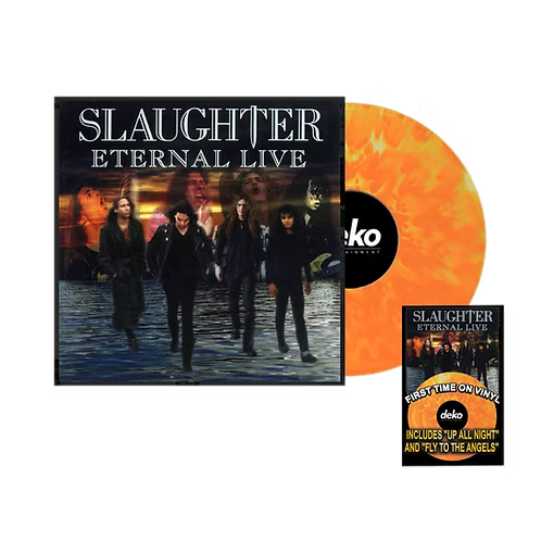 SLAUGHTER- ETERNAL LIVE Orange Vinyl LP