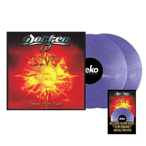 DOKKEN- LIVE FROM THE SUN Blue Vinyl LP