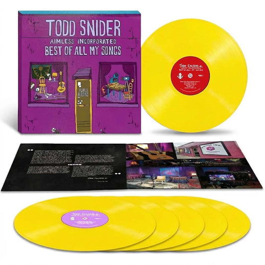SNIDER,TODD - BEST OF ALL MY SONGS Yellow Vinyl LP