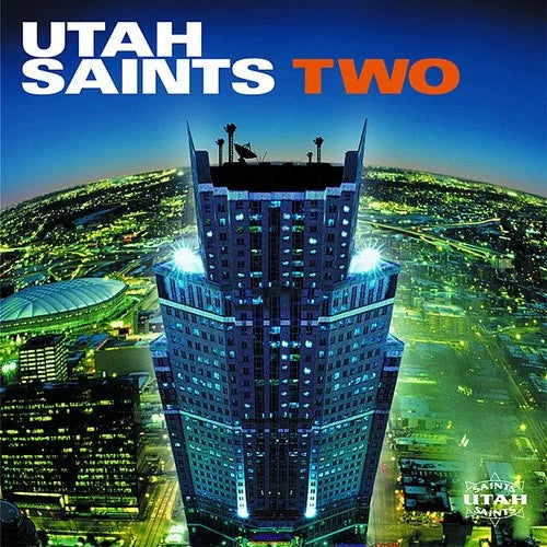 UTAH SAINTS - TWO Clear Turquoise Vinyl LP
