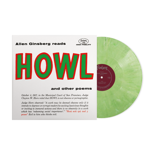 GINSBERG,ALLEN - HOWL AND OTHER POEMS Eco-Friendly Green Blend Vinyl LP