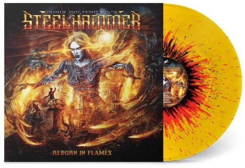 REBORN IN FLAMES - YELLOW ORANGE BLACK