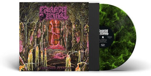 EMBALMED IN DECAY - LIME/BLACK MARBLED
