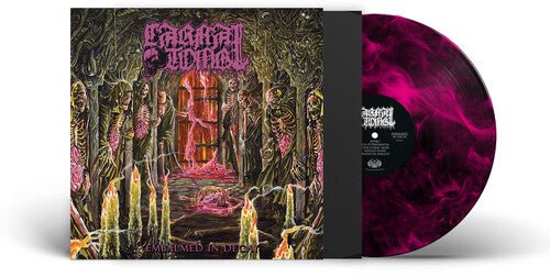 EMBALMED IN DECAY - MAGENTA/BLACK MARBLE