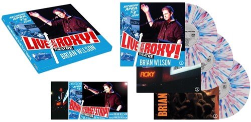 BRIAN WILSON - LIVE AT THE ROXY THEATRE WHITE With Splatter Vinyl LP