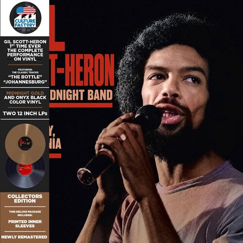 SCOTT-HERON,GIL & THE MIDNIGHT BAND - LIVE AT BERKELEY '78 - BLACK/GOLD Vinyl LP