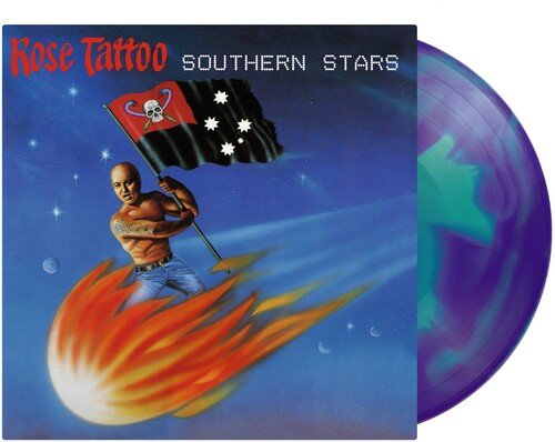 ROSE TATTOO - SOUTHERN STARS Turquoise/Blue Swirl Vinyl LP