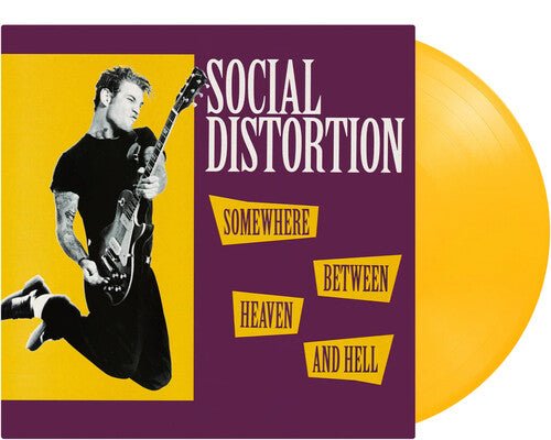SOCIAL DISTORTION - SOMEWHERE BETWEEN HEAVEN & HELL Yellow Vinyl LP