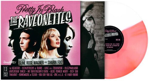 RAVEONETTES - PRETTY IN BLACK Half White & Half Pink Colored Vinyl LP