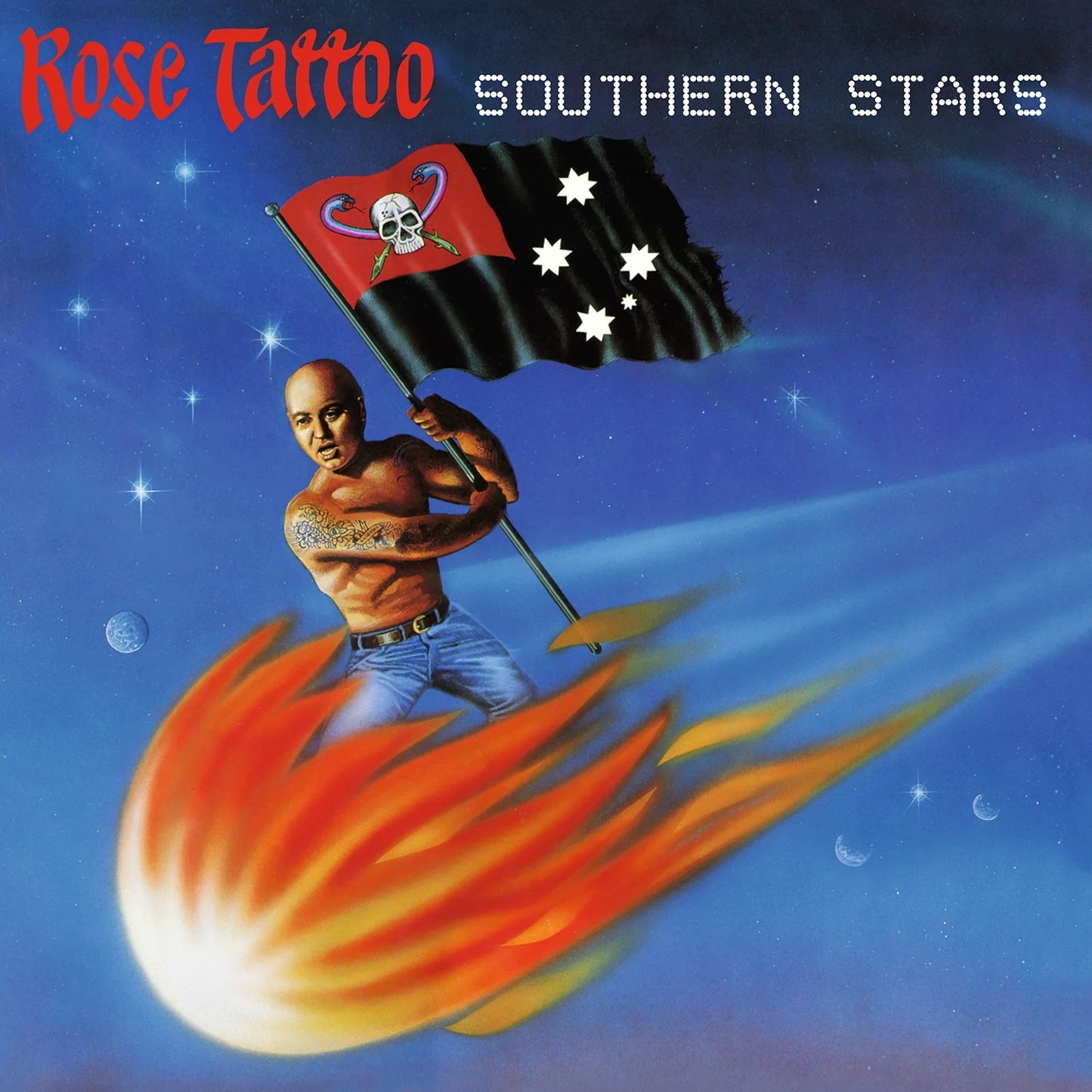 ROSE TATTOO - SOUTHERN STARS Turquoise/Blue Swirl Vinyl LP