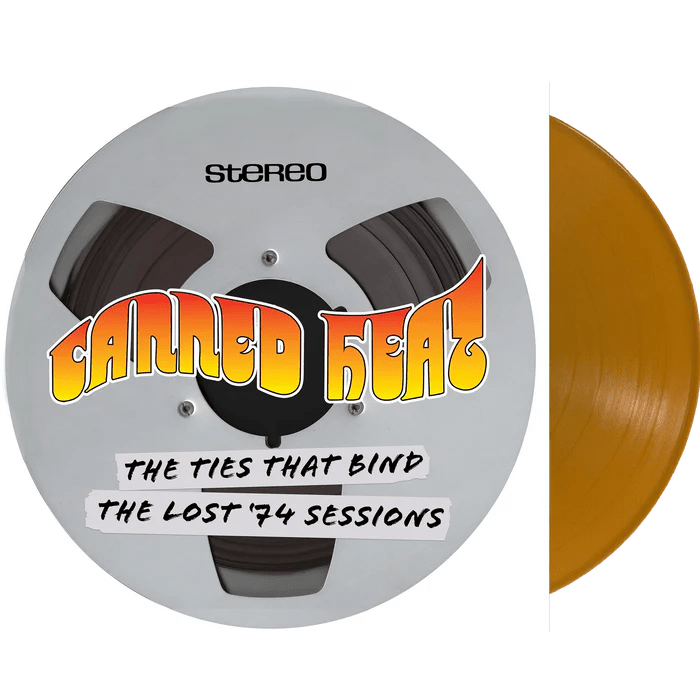 CANNED HEAT - TIES THAT BIND Circular Cover Gold Metallic Vinyl LP