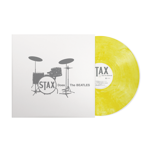 STAX DOES THE BEATLES / VARIOUS Indie Exclusive Yellow Eggdrop Vinyl LP