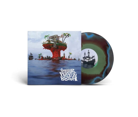 GORILLAZ - Plastic Beach Half-Speed Mastered Blue, Green & Orange Vinyl LP