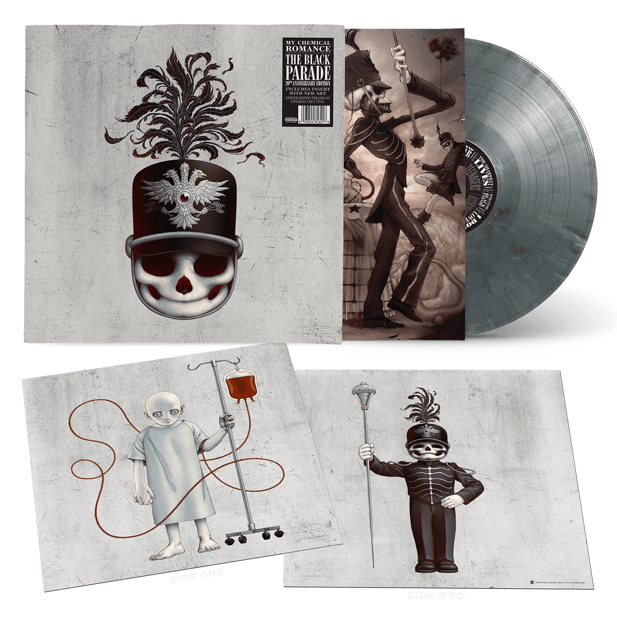MY CHEMICAL ROMANCE - BLACK PARADE Grey Vinyl LP