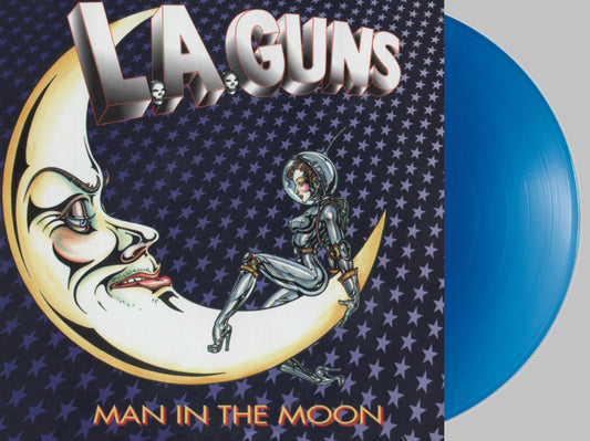 L.A. Guns - Man In The Moon Cobalt Blue Vinyl LP