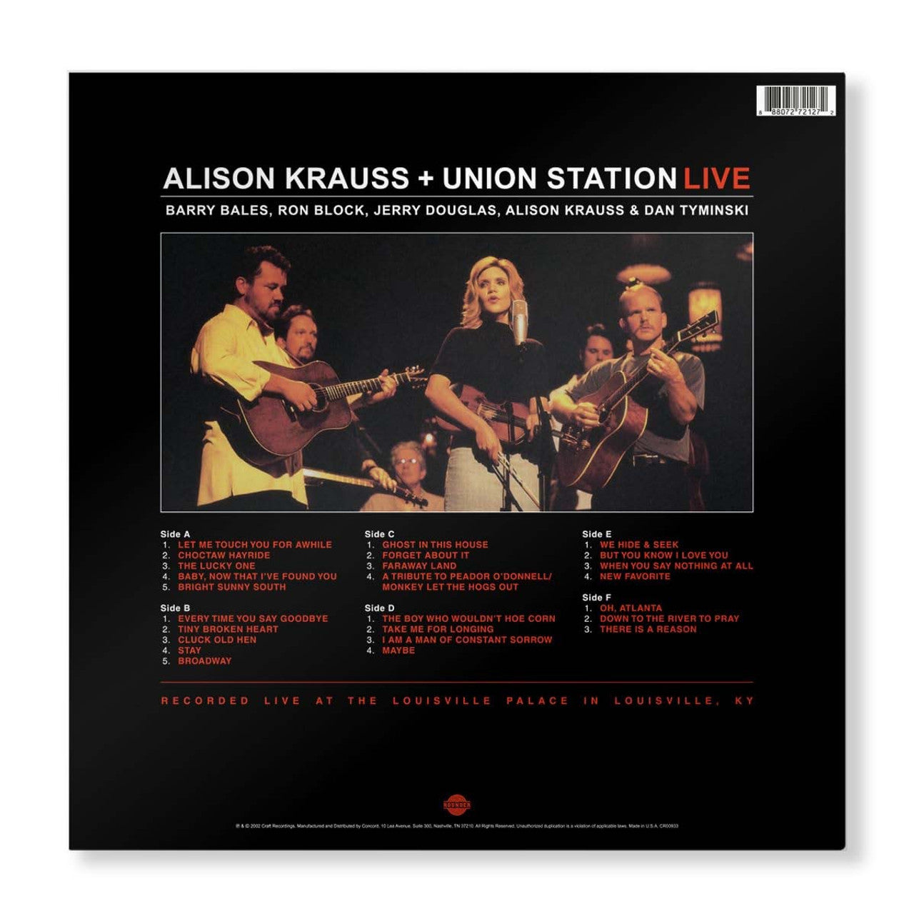Alison Krauss & Union Station - Live Vinyl LP