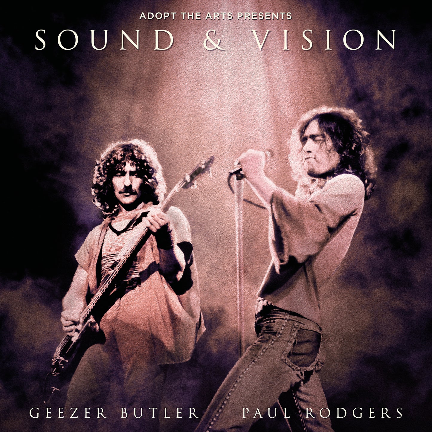 SOUND & VISION LIVE DOUBLE-VINYL ALBUM HONORING PAUL RODGERS AND GEEZER BUTLER TO BENEFIT ADOPT THE ARTS FOUNDATION -VINYL LP