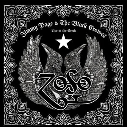 JIMMY PAGE & THE BLACK CROWES - LIVE AT THE GREEK BLACK Vinyl LP