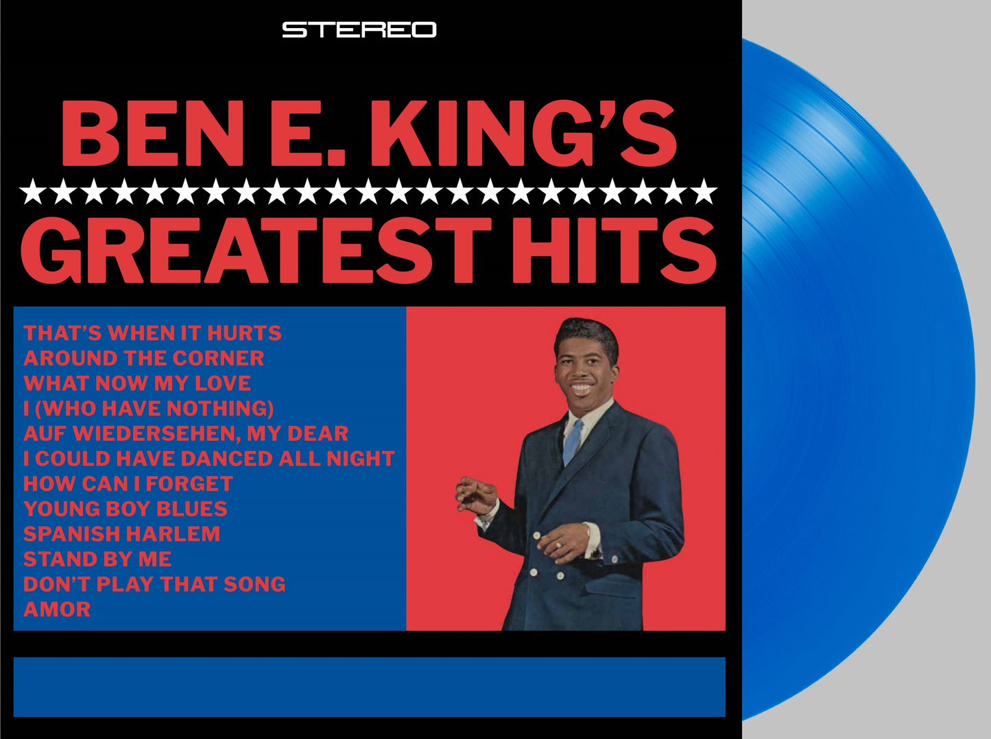 Ben E. King's Greatest Hits Blue Vinyl LP