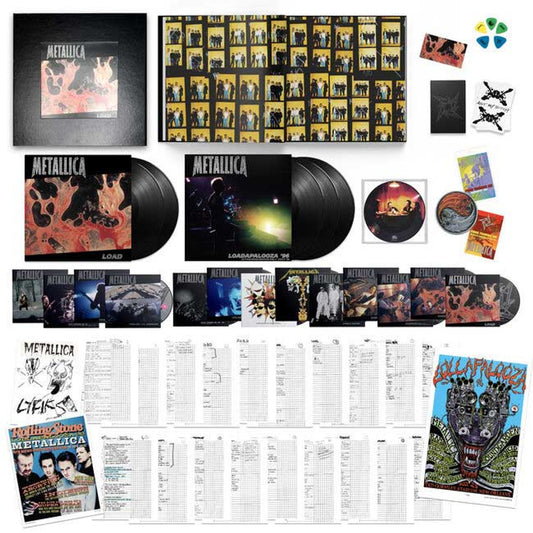 Metallica - Load (Deluxe) Numbered Limited Edition 180g 5LP, 45rpm 7" Vinyl Picture Disc, 15CD, 4DVD & Book Box Set LP