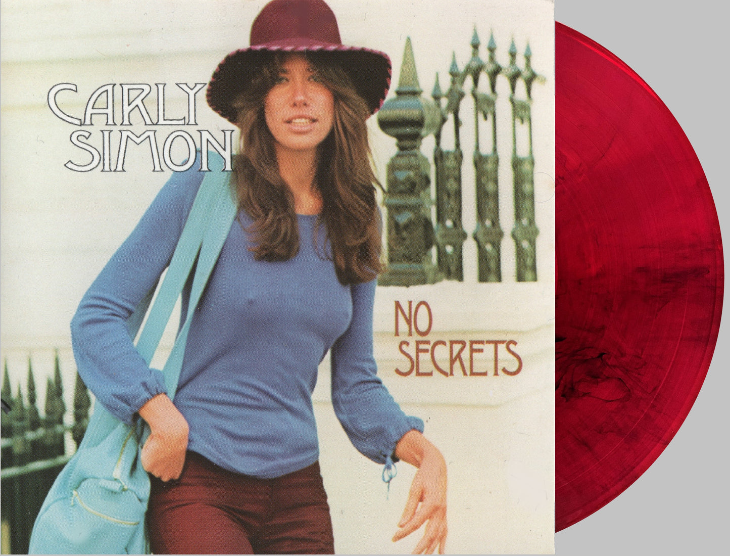 Carly Simon - No Secrets Burgundy Swirl Anniversary Edition Vinyl LP