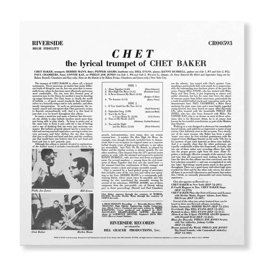 BAKER,CHET - CHET Vinyl LP